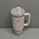 STANLEY Quencher H2.0 Tumbler with Handle and Straw 40 oz Flowstate 3-Position Lid Cup Holder Compatible for Travel Insulated Stainless Steel Cup BPA-Free Rose Quartz 2.0