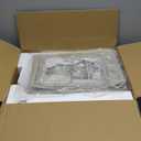 WIHTU 25" Vintage Table Lamps, 3 Color Temperature Rustic Retro Beside Lamp Set of 2, Farmhouse Resin Table Lamp for Living Room Bedroom Nightstands, Rotary Switch, Carved Leaf(2 Bulbs Included) (Brown)