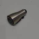 Angle Simple Kitchen Faucet Head Replacement, G 1/2 or 13/16 Inch Male Thread Connector, Tested to NSF/ANSI/CAN 61 & 372, Sink Faucet Sprayer Attachment, Stream Spray and Pause Mode, Brushed Nickel