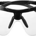 Anti-fog Safety glasses Industrial Goggles with Clear Wrap-Around Lenses, Shooting Safety glasses with Anti-Scratch UV400 protection Eyeglasses, Adjustable