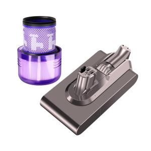 Replacement Battery and Washable Pre Motor Filter for Dyson Cyclone V11 / V14 Screw-in Cordless Vacuum