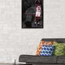 Trends International Michael Jordan - Can't Accept Not Trying Wall Poster, 14.725" x 22.375", Black Framed Version, 22.4"L x 14.7"W