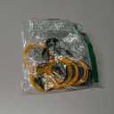 MaxLax EL Wire Yellow, Noise Reduction Neon Wire Light 5 in 1 Meter, Electroluminescent Wire for Halloween Decoration, Christmas Party, DIY Decoration