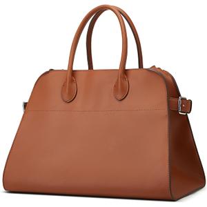 Leather Tote Bags Women Slouchy Large Tote Bag Top-handle Shoulder Bag Trendy Travel Work Bag PU Leather Purse Handbag 2026, Size: 15.3" x 8.6" x 10.2"