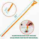 Drain Snake Hair Drain Clog Remover - 3 Pack Shower Snake Sink Unclogger Tool with Exquisite Packaging