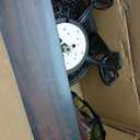 50 Inch Outdoor Waterproof Ceiling Fan with Light and Remote Control  Tropical Ceiling Fan with Palm Leaf Blades, LED Dimmable 6-Speed Settings, Tiffany Fan Light Fixture for Outdoor Patio, Gazebo