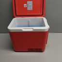 2LB Depot - Portable Car Mini Fridge - 1 Gallon Capacity - Hot and Cold Refrigerator Adjustable 20F to 65F - Ideal for Drinks and Food Storage - Red - Compact and Versatile Design