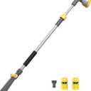 VOXON Watering Wand for Garden Hose, Adjustable 2943 Inch Watering Wand with 10 Spray Patterns & 180 Swivel Head, Thumb Flow Control, for Hanging Baskets, High Shrubs & Patio Plants