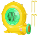 Bounce House Blower, 550W/0.73HP Commercial Air Blower with Double-Sided Fan Blade Design, Strong Wind and Great Heat Dissipation Properties for Bouncy Castle, Jump Slides, Arch, Inflatables