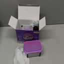 Mgaolo Upgraded Mini Karaoke Machine Toy for Kids, Portable Bluetooth Speaker with 2 Wireless Mics, Emoji & Colorful LED Lights, Home Travel & Party Play Gifts for Boys Girls (Purple)