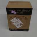 2 Pack 2.7 Gal Bathroom Trash Can with Lid, Automatic Trash Can Small Smart Garbage Can Touchless, Slim Motion Sensor Waterproof Plastic Trash Bins for Bedroom Office Kitchen Toilet (White)