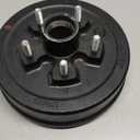 RV MURTS Trailer Brake Hub Drum Kit 5 Bolt on 4.5 for 3500 lb Cargo Boat Trailer Axle, 10" x 2-1/4" Electric Brake, L44649 L68149 Bearing 1.719" x 2.565" Grease Seal for #84 1-3/8" to 1-1/16" Spindle.