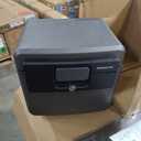 SentrySafe Black Fireproof and Waterproof Safe, File Folder and Document Box with Key Lock, Ex. 14.3 x 15.5 x 13.5 inches, HD4100
