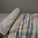 Runner Rug for Hallway 2'6x12 - Indoor Modern Abstract Long Washable Rugs with Non Slip Backing Ultra Soft Low Pile Carpet for Kitchen Entryway Home Decor Floor Mat for Bathroom Laundry 2'6x12 Blue