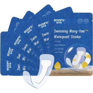 Waterproof Pads for SwimmingSwimming Private Stickers for Women | Skin-Friendly Private Area Protection | Dirt Prevention for Swimming & Daily Activities | 7-Pack5.9 * 16.5in
