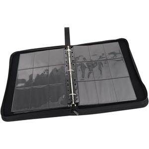 Photocard Organizer Album Game Card Holder with Transparent Sleeves Multi Storage for Trading Cards Photos More and Practical