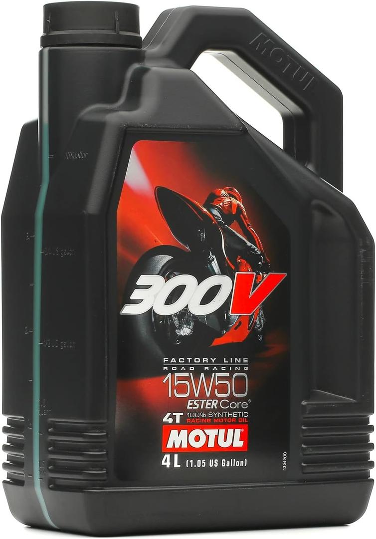MOTUL 300V Synthetic 15W50 Motor Oil 4L 104129