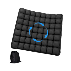 Inflating Pressure Relief Cushion, Breathable 3D Air Cell Seat Cushion, Suitable for Long Flights Office, Wheelchair, Cars Sedentary People to Use Relieves Sciatica