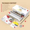 Laminator Machine 11X17 with 70Letter Size Laminating Sheets for A3/A4,13Inch Wide Thermal Hot&Cold 2Roller Lamination Laminated 3-5mil for Office Home School Teacher,with Paper Cutter,Corner Rounder