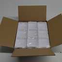 12 Pcs Small White Plastic Appetizer Serving Tray 3 Compartment Serving Dishes Reusable Stackable Sectional Platter Rectangular Divided Split Dish for Restaurant Kitchen Food Candy