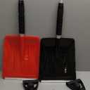 Lasnten 2 Pcs Kids Snow Shovels with D Handle Extendable Plastic Toddler Shovels 27 to 34 Inch for Car Trunk Winter Snow Removal Driveway Camping Yard Garden Activities