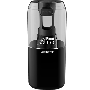 Westcott iPoint Aura Battery Pencil Sharpener, Assorted Colors (17319)