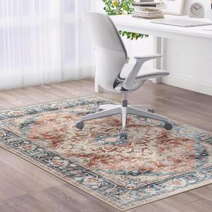 48'' X 60'' Office Desk Chair Mat for Hard & Tile Floors - Anti Slip Desk Mat for Hardwood Floor, Computer Gaming Room, Low Pile Carpet Floor Low Pile Carpet - Red 48'' X 60'' Office Desk Chair Mat for Hard & Tile Floors - Anti Slip Desk Mat for Hardwood Floor, Computer Gaming Room, Low Pile Carpet Floor Low Pile Carpet - Red