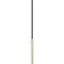 BAODEN Modern Pendant Light, Industrial Hanging Light, Brushed Brass Finish, Dome Shades, White Globe Glass Lampshade, for Kitchen Island, Living Room, Dining Room