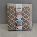 Martha Stewart Miles Modern Diamond Anti-Fatigue Air-Infused Kitchen Mat, Coffee Brown, 19.6"x39"
