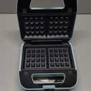 Bakers Friend 3 in 1 Mini Waffle Maker with Removable Plates, Mini Pancake Maker, Grilled Cheese Maker, Breakfast Sandwich Maker Press, Indoor Grill, Belgian Waffle Maker, Aqua