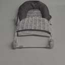Ingenuity Foldaway 2-Position Baby Bath Seat, Adjustable Support for Sink or Bathtub, Ages 0-6 Months up to 20 Pounds, Machine-Washable Sling (Gray Swirls)