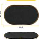 new space Oval Furniture Sliders, 8pcs 3 1/2" x 6" - Reusable Sliders for Carpet, Heavy-Duty Movers - Easily Move & Protect Furniture & Carpet
