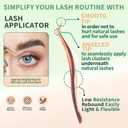 DIY Individual Lashes Clusters Kit,240pcs Lash Clusters Eyelash Extension Kit with Cluster Lash Glue and Lash Tweezer D Curl Lash Extension Kit False Eyelash Cluster Kit At Home(0.07D, 10-15mm)