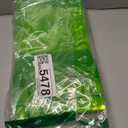 100 Pack Smell Proof Bags, Resealable Mylar Bag with Clear Window, Foil Pouch Stand-up for Food Self Sealing Storage, Scratch Resistant Hand Storage. (Green, 710 inch)