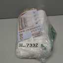 BALEINE 40'' Translucent Garment Bags, 6 Packs PEVA Dress Bag for Closet Clothes Dresses Suit Coats Storage (White, 6PK)