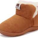 Winter Boot for Toddler Girls and Boys Little Kids (Brown)