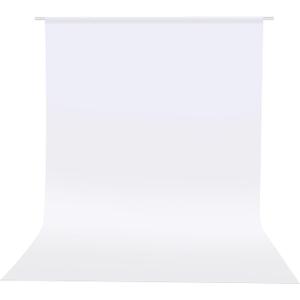 Photo Backdrop Curtains, 5x6.56 ft White Backdrop for Photoshoot, HEMMOTOP White Photography Seamless Backdrops Background for Easter, Birthday Party, Halloween, Photo, Projector Screen (150x200 cm)