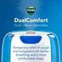 Vicks Dual Comfort Cool + Warm Mist Humidifier for Bedrooms With Fusion Technology, Compatible with Vicks VapoPads and Vicks VapoSteam, White