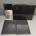 GOTIDEAL 10Pcs Black Stretched Canvases for Painting, Multi Pack 4x4", 5x7", 8x10",9x12", 11x14" Set of 10, Primed 100% Cotton Artist Blank Canvas Boards for Painting, Acrylic Pouring, Oil Paint Art