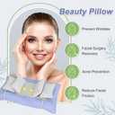 Mybow Beauty Pillows for Sleeping Anti Aging Wrinkle Face Surgery Sleep Upright Pillow Back Training Neck Stabilizer Face Wrinkle Prevention Head Straight Immobilizer Positioning Wedge Support Pillows, 17.7 x 7.6 x 3.5 inches