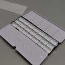 FCLUB Empty Watercolor Palette Paint Tin with 21Pcs Watercolor Full Pans