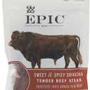 EPIC Sweet and Spicy Sriracha Beef Bites, Protein Snacks, Whole 30, 2.5 oz Pouch (2.5 Ounce (Pack of 1)) BB 1/7/26