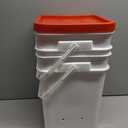 Tgeyd 5Gal/25Lb Large Chicken Feeder and Waterer Set (Rain Proof/No Waste), with S-Hooks for Easy Hanging