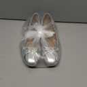 AFEETSING Women's Round Toe Ballet Flats Comfortable Bow Dressy Flats Shoes for Women (A-Silver, Numeric_8) Size 8