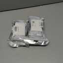 2 x Christmas Stocking Holders Mantel Hook Hangers Fireplace Hooks Hanger Christmas Stocking Hook Fireplace Hanger Grip for Christmas Party Decorations (Black)