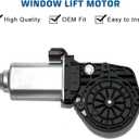Power Window Lift Motor Replacement Compatible with 2000-2005 Ford Excursion 2000-2010 Ford F250 F350 Super Duty Window Lift Motor Front Left Position Replace # 742-260