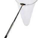 RESTCLOUD Insect and Butterfly Net with 12" Ring, 24" Net Depth, Handle Extends to 59 Inches for Adults and Kids (12" Ring, 59" Handle)