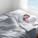 Degrees of Comfort Cooling Comforter King Size, Cooling Blanket for Hot Sleepers, Moisture-Wicking & Breathable, Upgraded Dual-Sided with Coolmax, Q-MAX0.4, 108 x 90 Inch, Blue