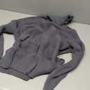 LILLUSORY Women's Oversized Turtleneck Sweaters Fall Batwing Sleeve Ribbed Tunic Sweater (Medium, Deep Grey)