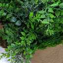 DOPGIB Greenery Faux Grass Wall Backdrop: 72"x144" (72 SQFT) UV-Anti Artificial Green Boxwood Panel for Patio Balcony Privacy & Ivy Fence Covering Privacy, Garden, Backyard Wall Backdrop Decor